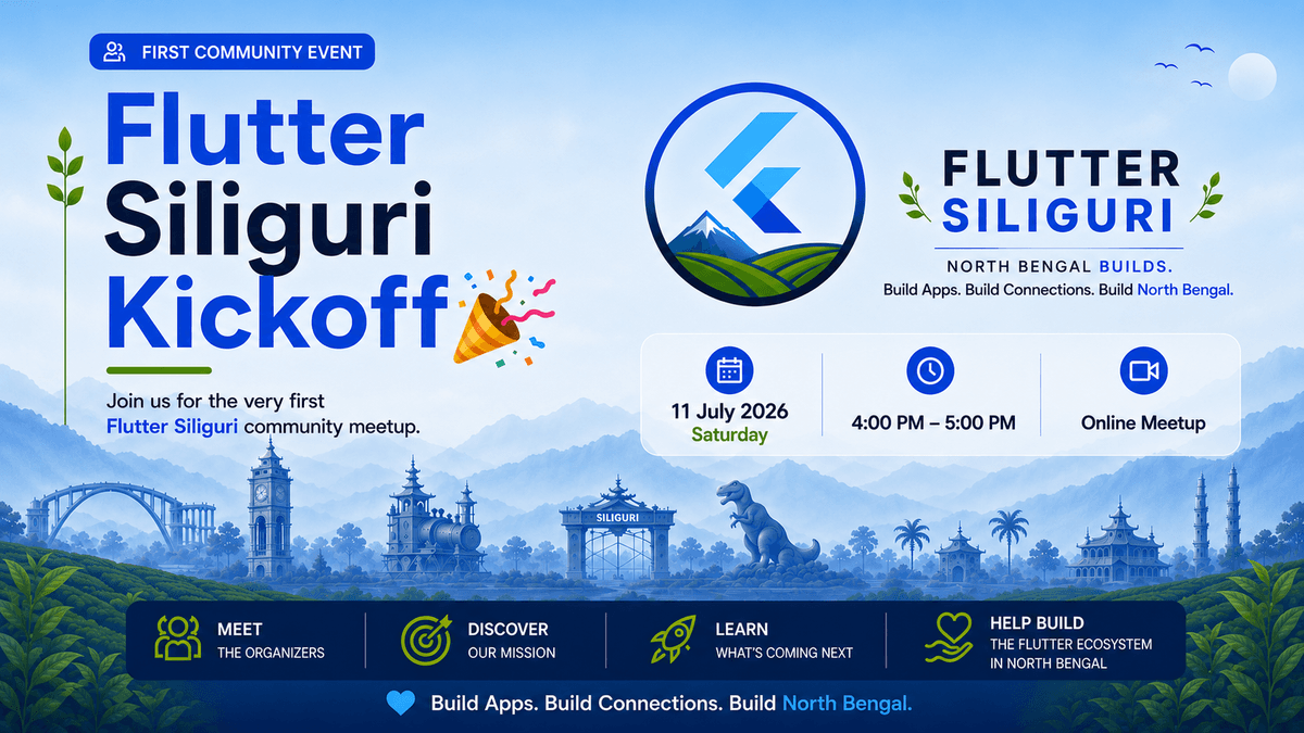 Flutter Siliguri Kickoff π